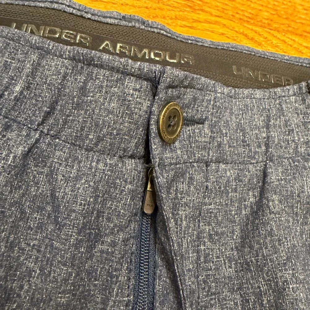 Under Armour Showdown Golf Pants Men 36x36 Blue Heathered Performance Athletic